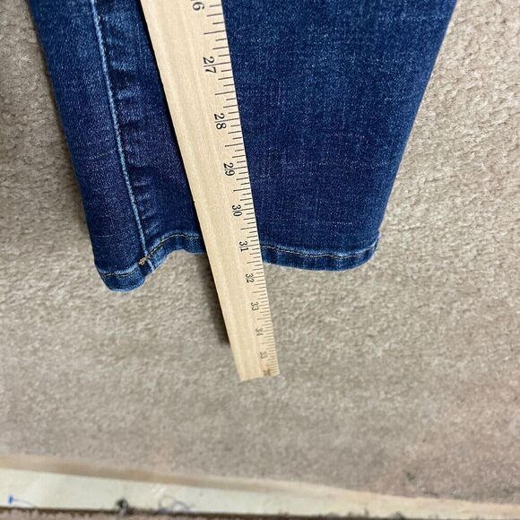 Joe's Jeans Slim Straight Fit Jeans Mens 29 x 31 Albie Blue Dark Wash Distressed - Picture 8 of 14